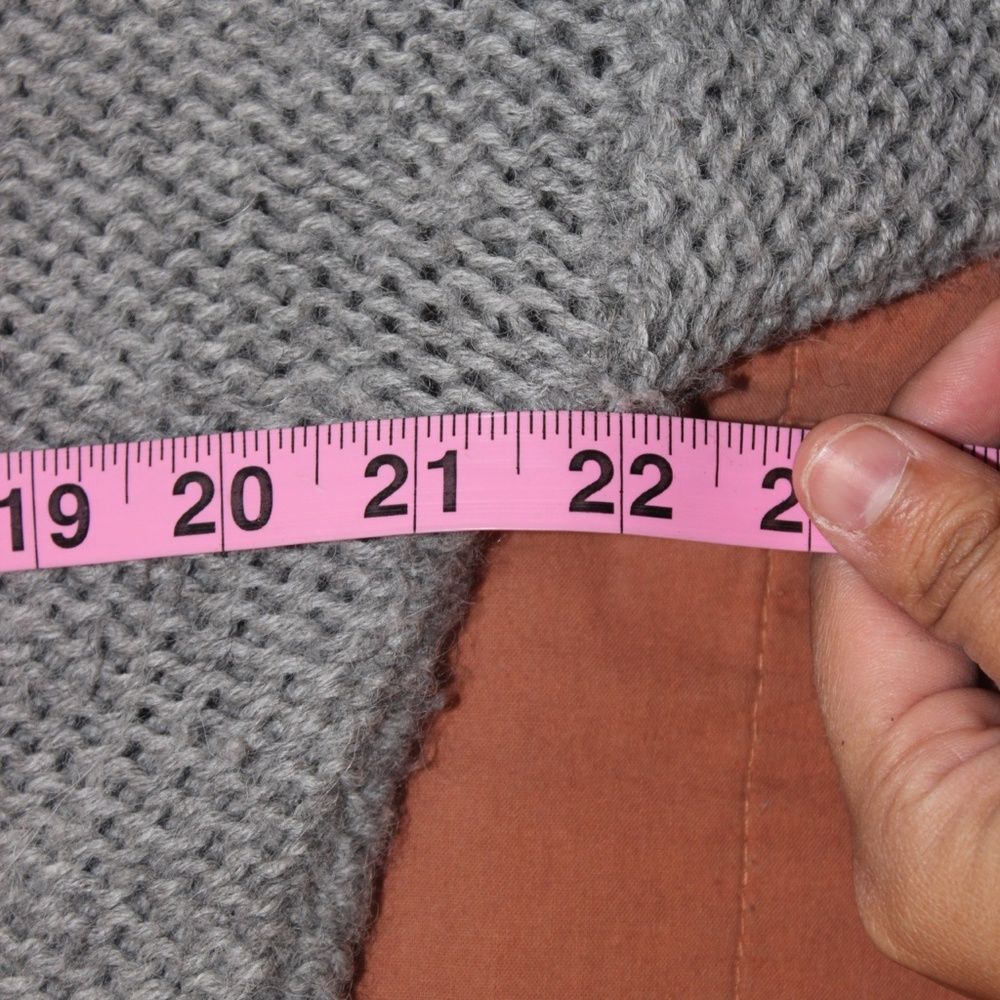 Helmut Lang Wool/Alpaca Gray Sweater Women Size Medium - Picture 9 of 10